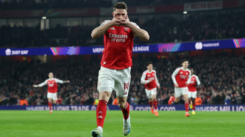 Arsenal complete Champions League clean sweep for top spot