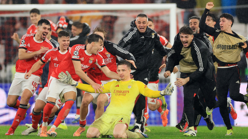 Mourinho’s Benfica stun Real Madrid in 4-2 thriller to earn playoff spot